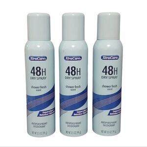 XtraCare Women's 48H Dry Spray Antiperspirant Deodorant Shower Fresh Scent